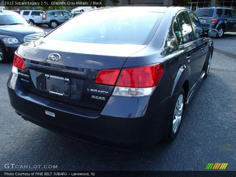 Graphite Gray Metallic / Black 2013 Subaru Legacy 2.5i