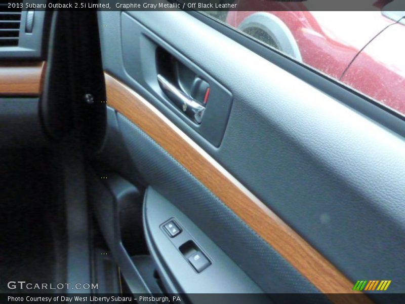 Graphite Gray Metallic / Off Black Leather 2013 Subaru Outback 2.5i Limited