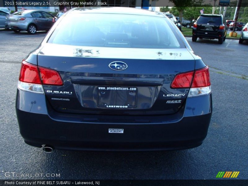 Graphite Gray Metallic / Black 2013 Subaru Legacy 2.5i