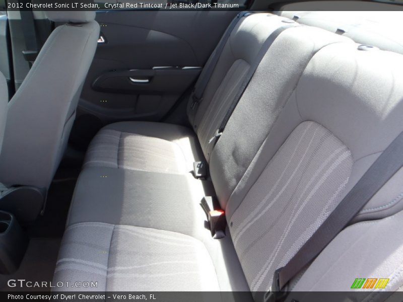 Crystal Red Tintcoat / Jet Black/Dark Titanium 2012 Chevrolet Sonic LT Sedan