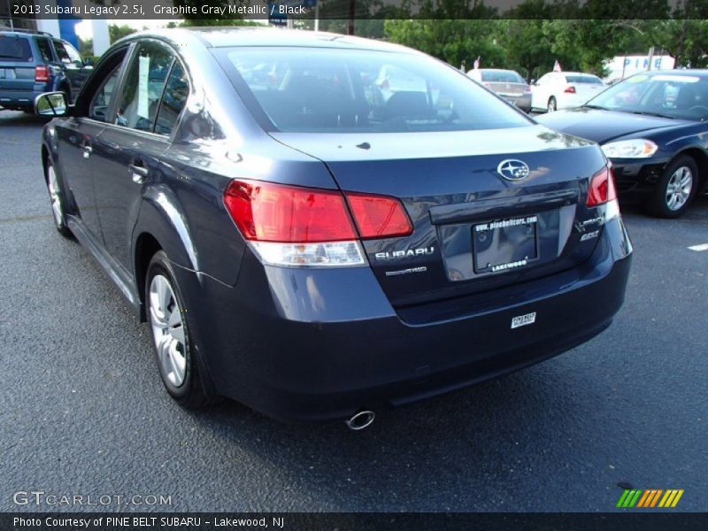 Graphite Gray Metallic / Black 2013 Subaru Legacy 2.5i