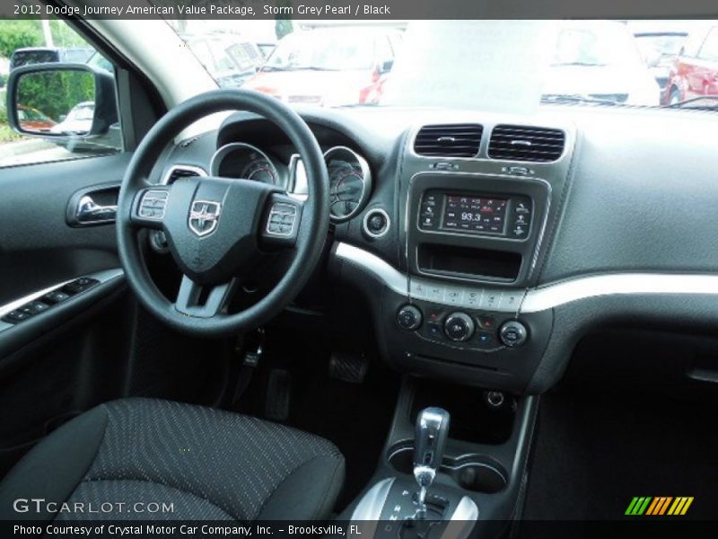 Storm Grey Pearl / Black 2012 Dodge Journey American Value Package