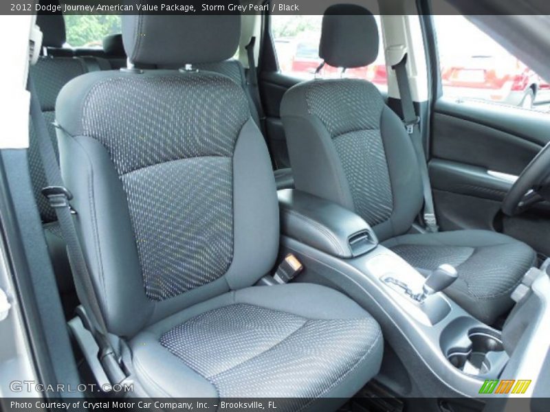 Storm Grey Pearl / Black 2012 Dodge Journey American Value Package