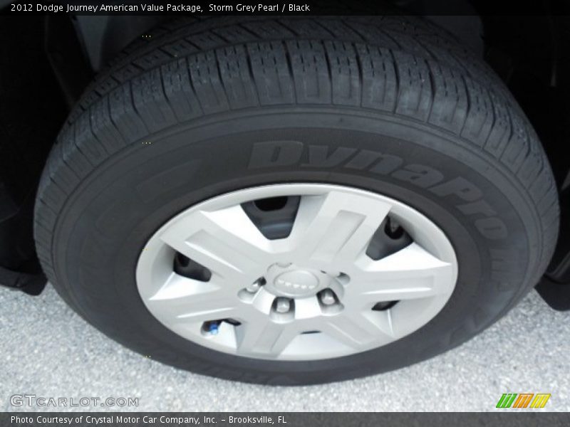Storm Grey Pearl / Black 2012 Dodge Journey American Value Package