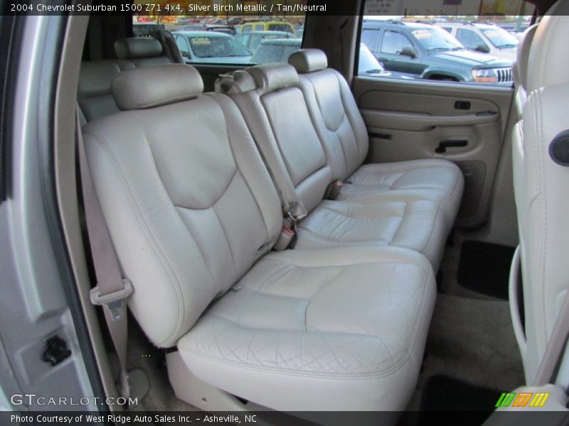 Silver Birch Metallic / Tan/Neutral 2004 Chevrolet Suburban 1500 Z71 4x4