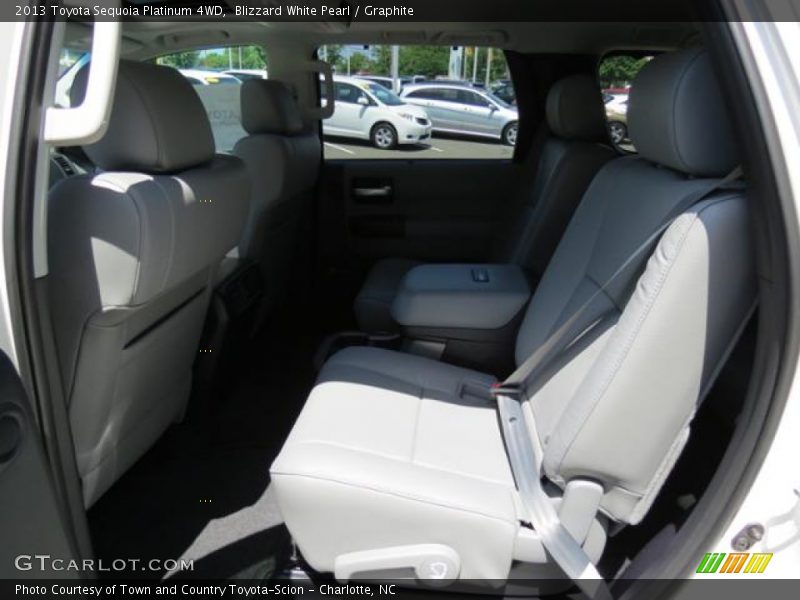Blizzard White Pearl / Graphite 2013 Toyota Sequoia Platinum 4WD