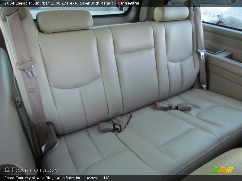 Silver Birch Metallic / Tan/Neutral 2004 Chevrolet Suburban 1500 Z71 4x4