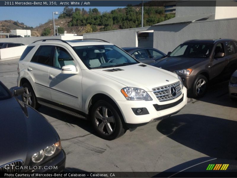 Arctic White / Ash 2011 Mercedes-Benz ML 350