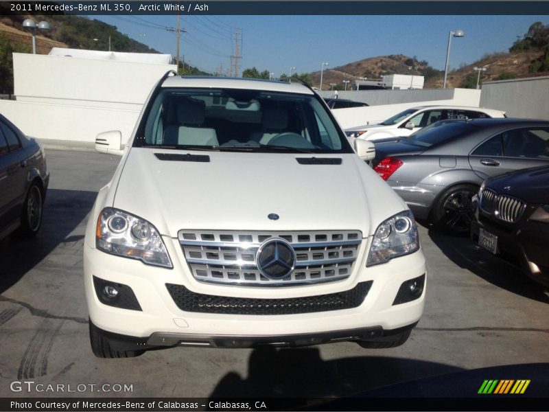 Arctic White / Ash 2011 Mercedes-Benz ML 350