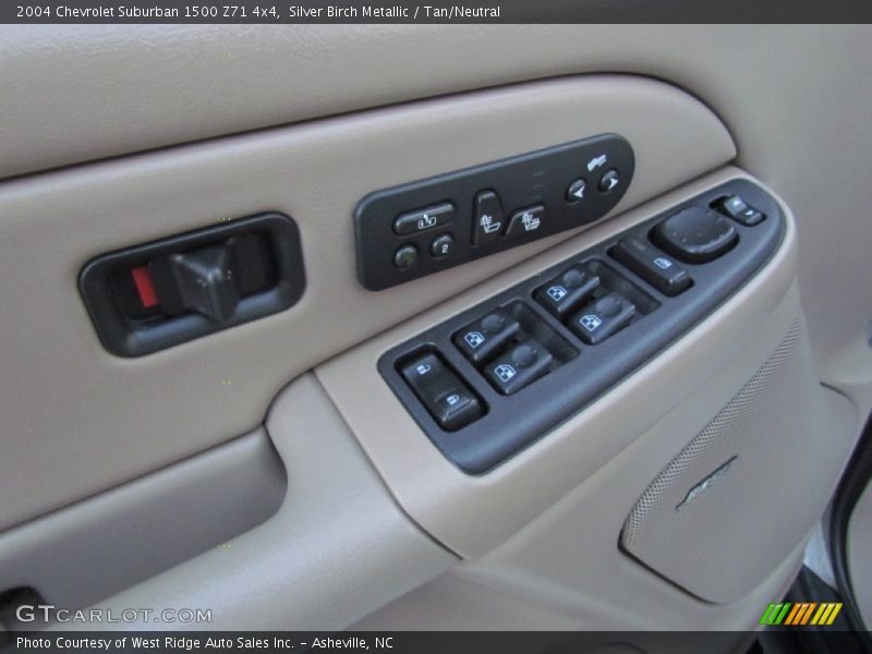Silver Birch Metallic / Tan/Neutral 2004 Chevrolet Suburban 1500 Z71 4x4