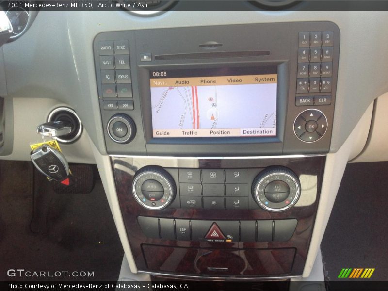 Arctic White / Ash 2011 Mercedes-Benz ML 350