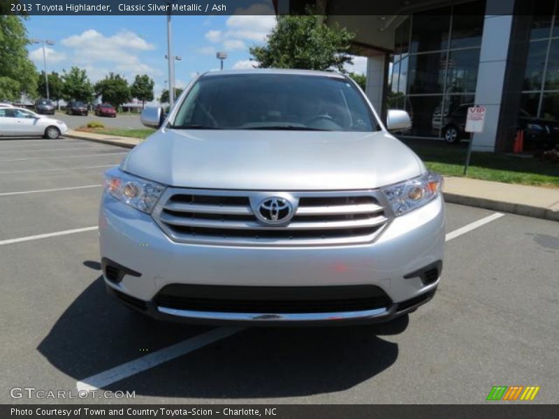 Classic Silver Metallic / Ash 2013 Toyota Highlander