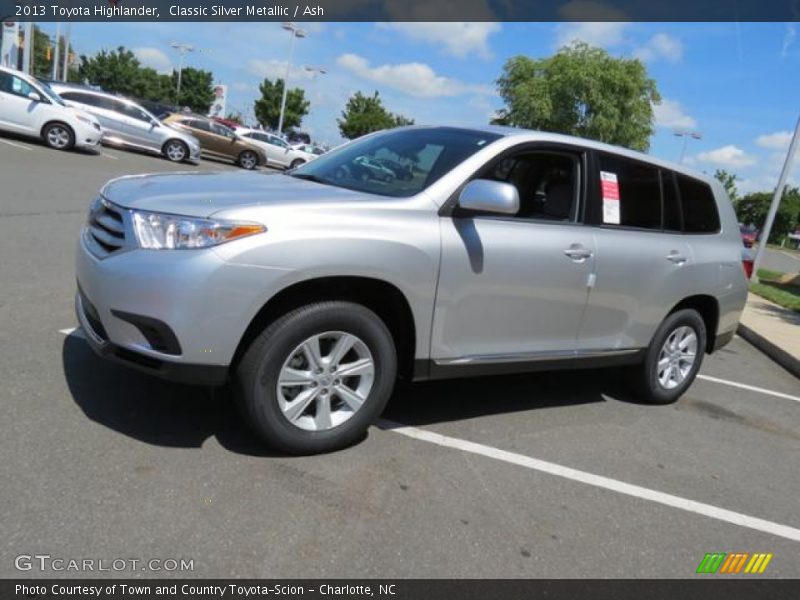 Classic Silver Metallic / Ash 2013 Toyota Highlander