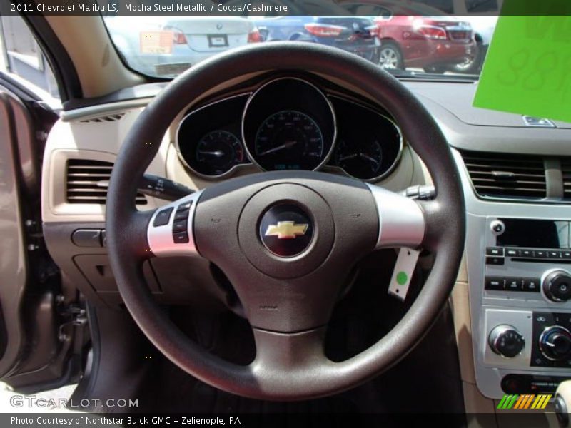 Mocha Steel Metallic / Cocoa/Cashmere 2011 Chevrolet Malibu LS