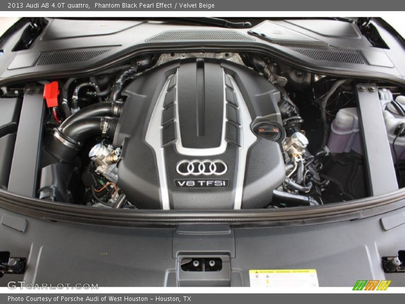  2013 A8 4.0T quattro Engine - 4.0 Liter FSI Twin-Turbocharged DOHC 32-Valve VVT V8