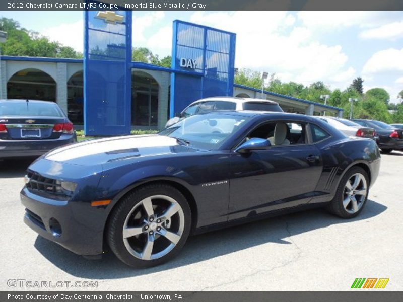 Imperial Blue Metallic / Gray 2012 Chevrolet Camaro LT/RS Coupe
