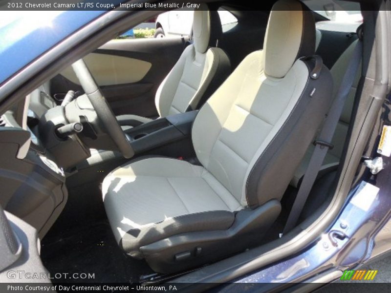 Imperial Blue Metallic / Gray 2012 Chevrolet Camaro LT/RS Coupe