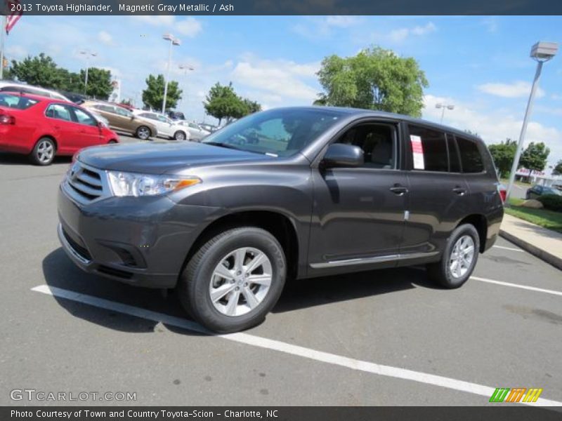 Magnetic Gray Metallic / Ash 2013 Toyota Highlander