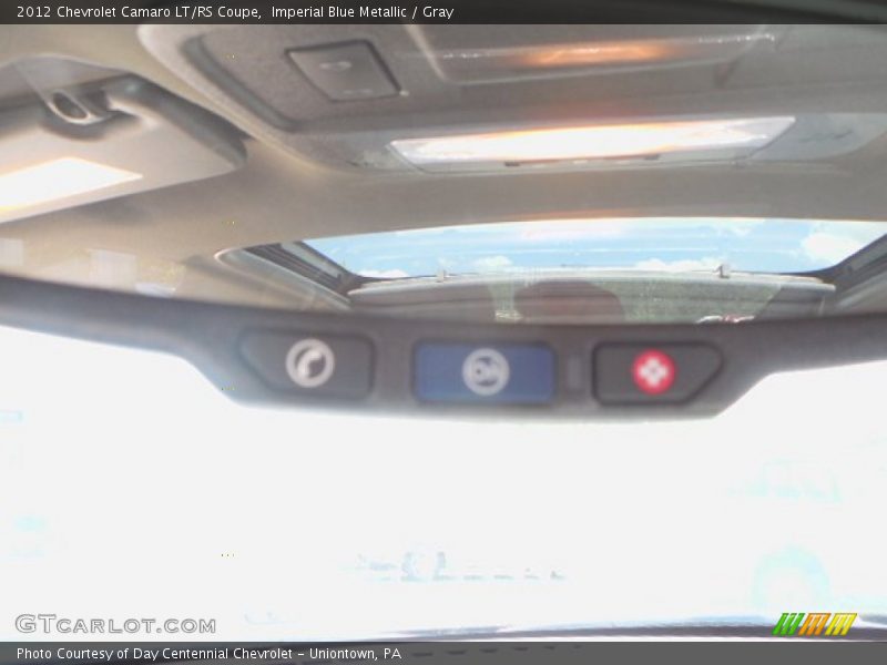 Imperial Blue Metallic / Gray 2012 Chevrolet Camaro LT/RS Coupe