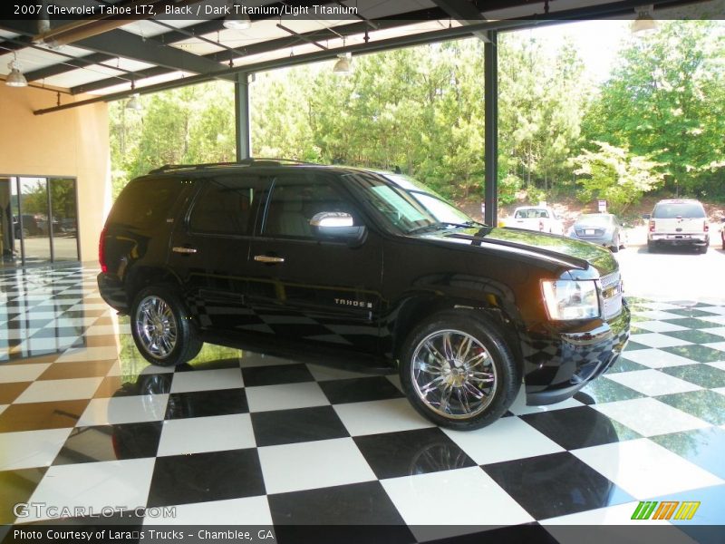 Black / Dark Titanium/Light Titanium 2007 Chevrolet Tahoe LTZ