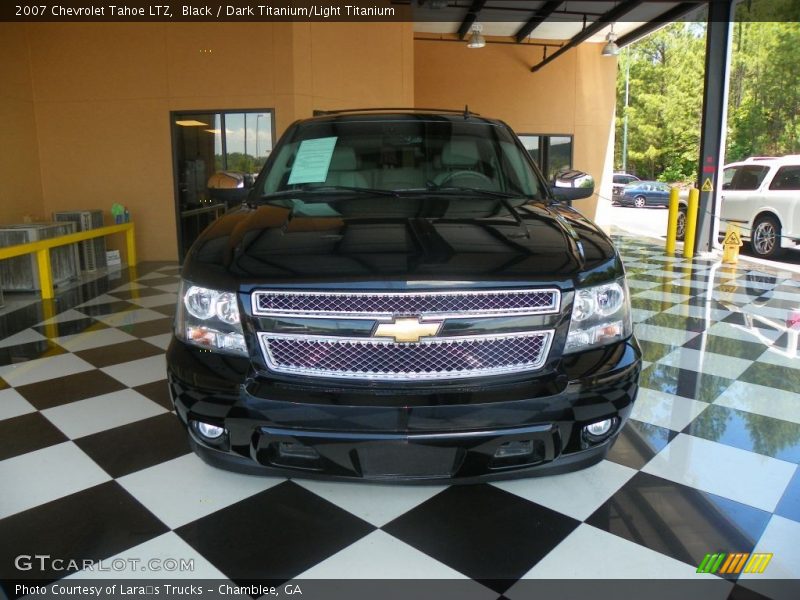 Black / Dark Titanium/Light Titanium 2007 Chevrolet Tahoe LTZ