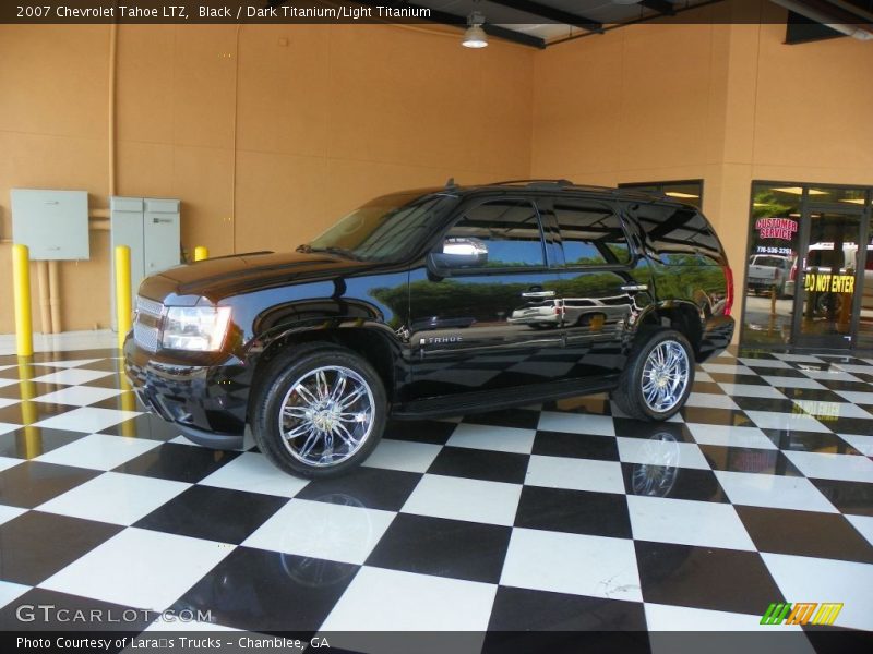 Black / Dark Titanium/Light Titanium 2007 Chevrolet Tahoe LTZ