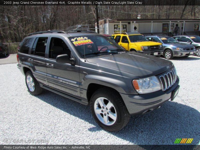 Graphite Metallic / Dark Slate Gray/Light Slate Gray 2003 Jeep Grand Cherokee Overland 4x4