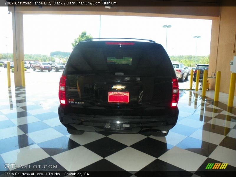 Black / Dark Titanium/Light Titanium 2007 Chevrolet Tahoe LTZ