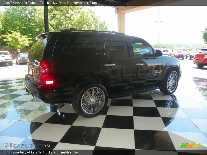 Black / Dark Titanium/Light Titanium 2007 Chevrolet Tahoe LTZ