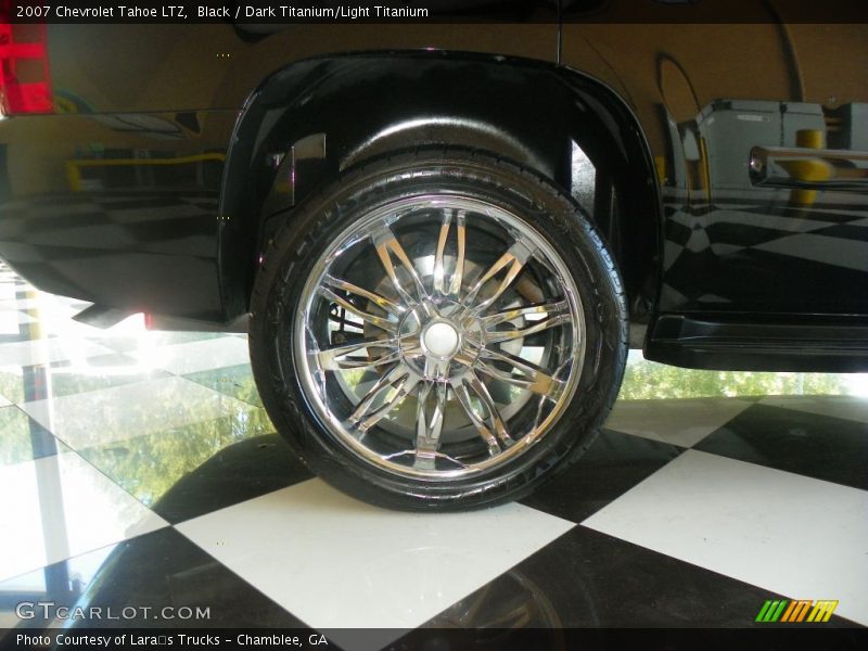 Black / Dark Titanium/Light Titanium 2007 Chevrolet Tahoe LTZ