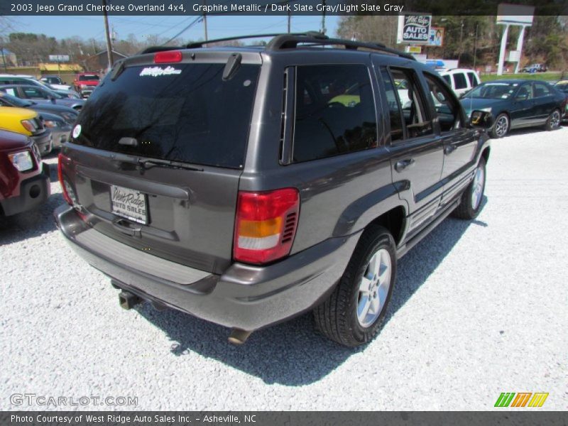 Graphite Metallic / Dark Slate Gray/Light Slate Gray 2003 Jeep Grand Cherokee Overland 4x4