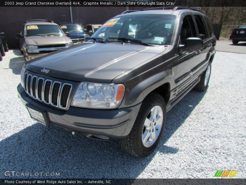 Graphite Metallic / Dark Slate Gray/Light Slate Gray 2003 Jeep Grand Cherokee Overland 4x4