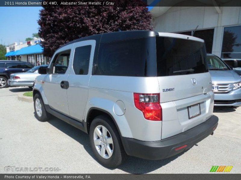 Alabaster Silver Metallic / Gray 2011 Honda Element EX 4WD