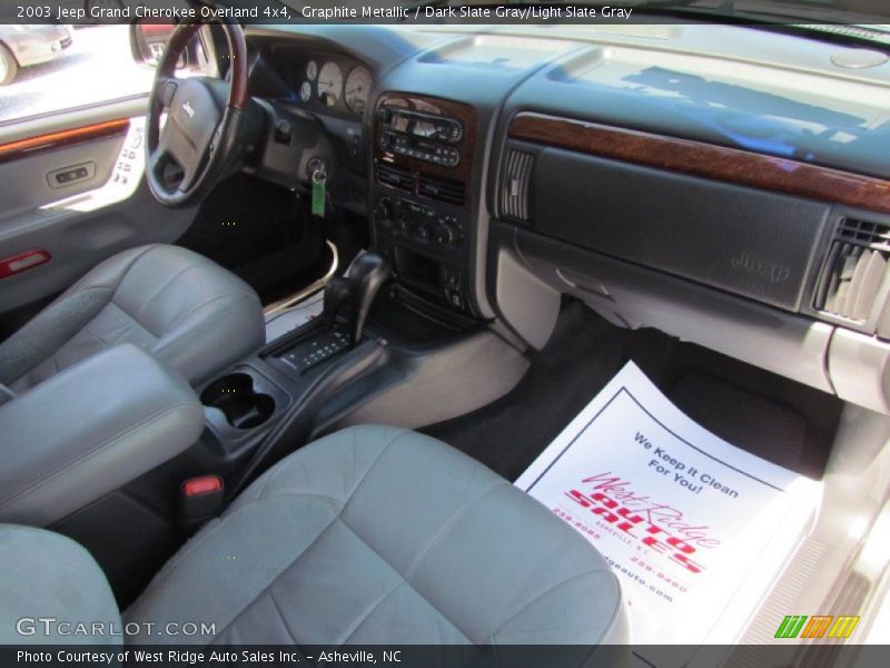 Graphite Metallic / Dark Slate Gray/Light Slate Gray 2003 Jeep Grand Cherokee Overland 4x4