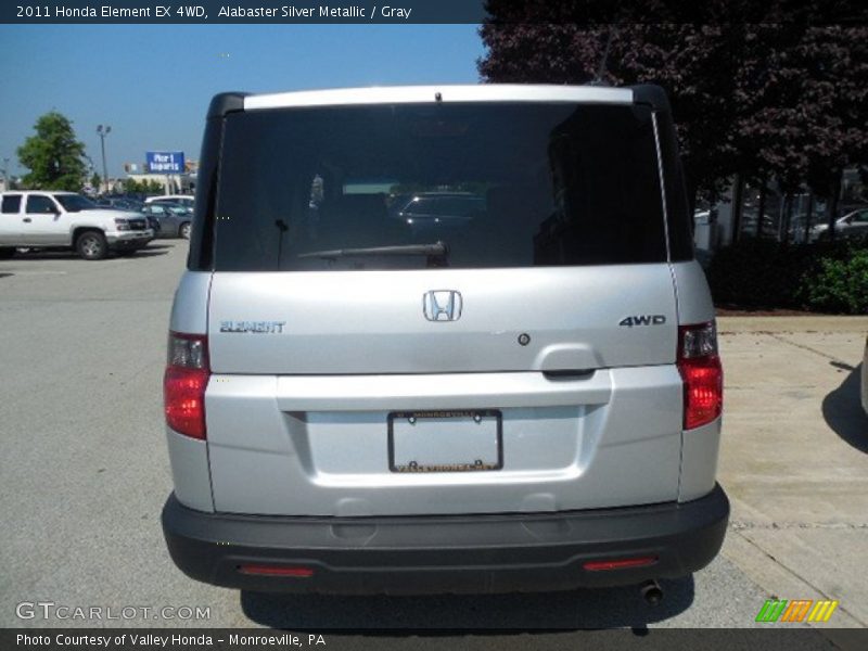 Alabaster Silver Metallic / Gray 2011 Honda Element EX 4WD
