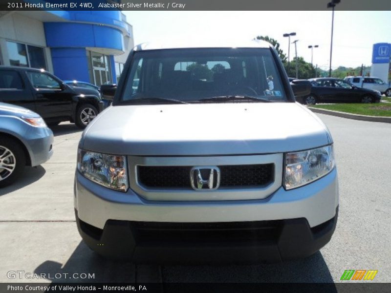 Alabaster Silver Metallic / Gray 2011 Honda Element EX 4WD