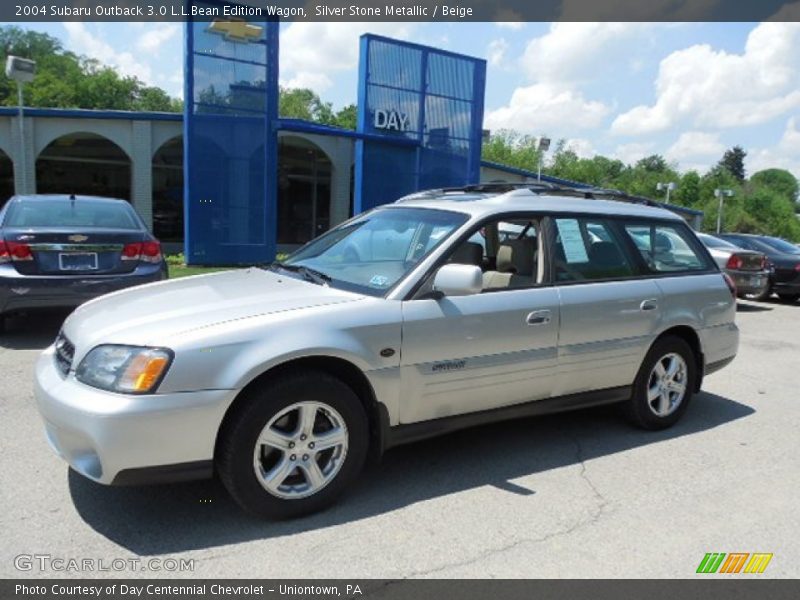Silver Stone Metallic / Beige 2004 Subaru Outback 3.0 L.L.Bean Edition Wagon