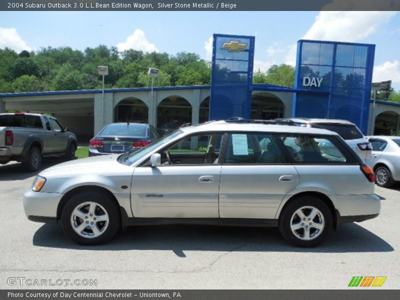 Silver Stone Metallic / Beige 2004 Subaru Outback 3.0 L.L.Bean Edition Wagon
