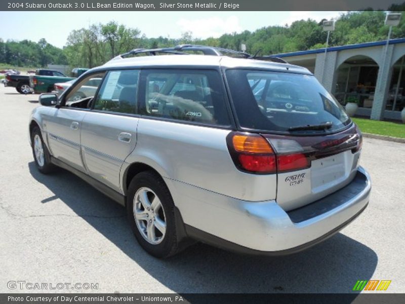 Silver Stone Metallic / Beige 2004 Subaru Outback 3.0 L.L.Bean Edition Wagon