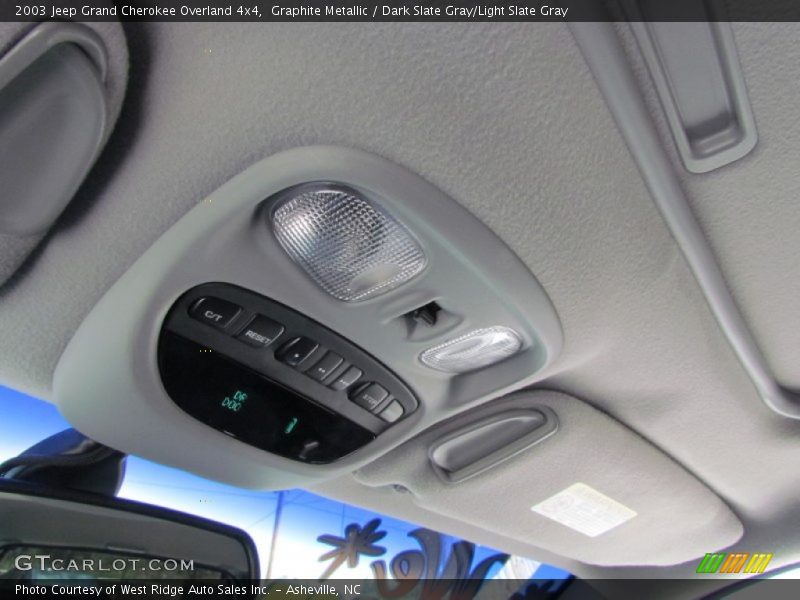 Graphite Metallic / Dark Slate Gray/Light Slate Gray 2003 Jeep Grand Cherokee Overland 4x4