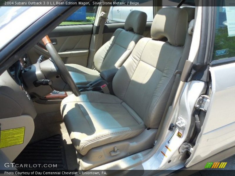 Silver Stone Metallic / Beige 2004 Subaru Outback 3.0 L.L.Bean Edition Wagon