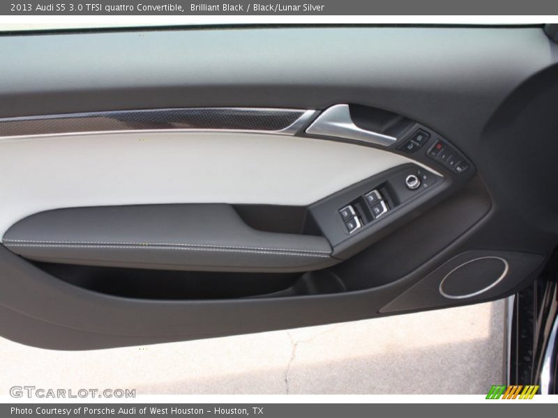 Brilliant Black / Black/Lunar Silver 2013 Audi S5 3.0 TFSI quattro Convertible