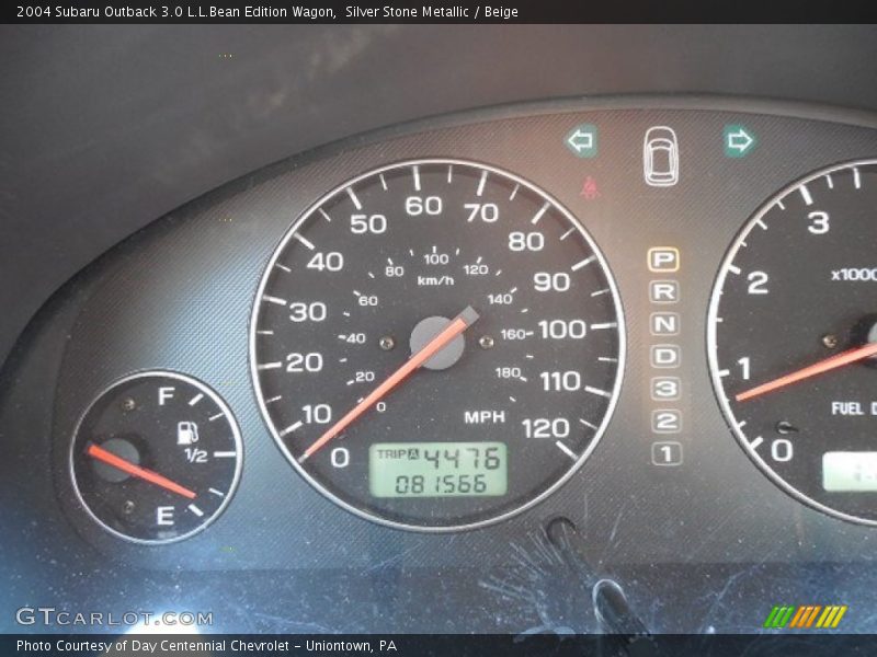 Silver Stone Metallic / Beige 2004 Subaru Outback 3.0 L.L.Bean Edition Wagon