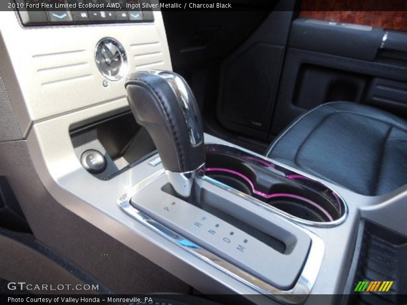 Ingot Silver Metallic / Charcoal Black 2010 Ford Flex Limited EcoBoost AWD