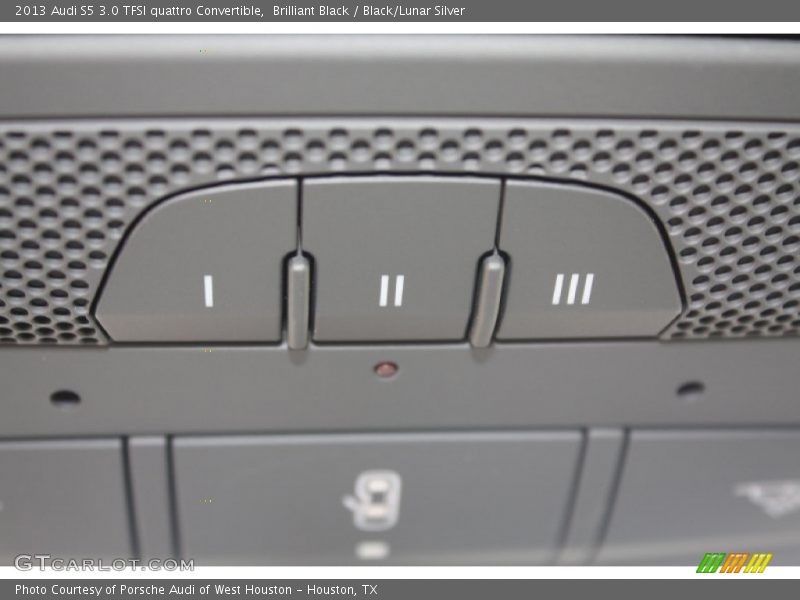 Controls of 2013 S5 3.0 TFSI quattro Convertible