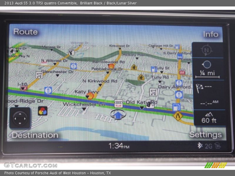 Navigation of 2013 S5 3.0 TFSI quattro Convertible