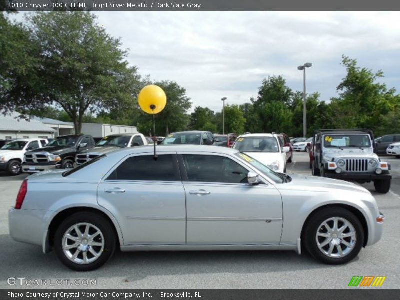 Bright Silver Metallic / Dark Slate Gray 2010 Chrysler 300 C HEMI