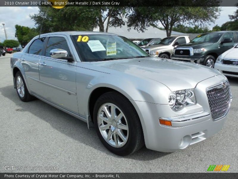 Bright Silver Metallic / Dark Slate Gray 2010 Chrysler 300 C HEMI