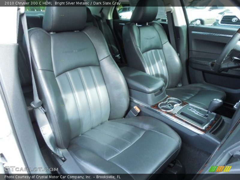Bright Silver Metallic / Dark Slate Gray 2010 Chrysler 300 C HEMI