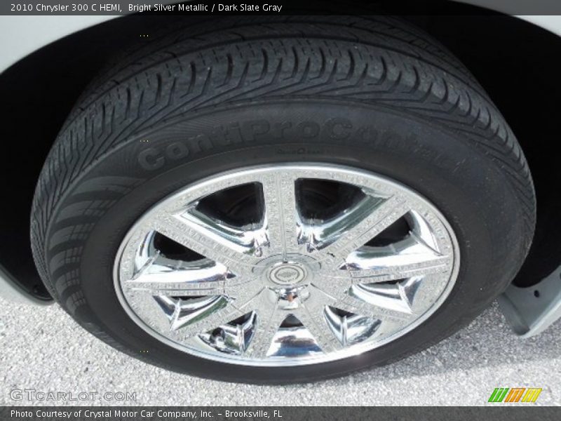Bright Silver Metallic / Dark Slate Gray 2010 Chrysler 300 C HEMI